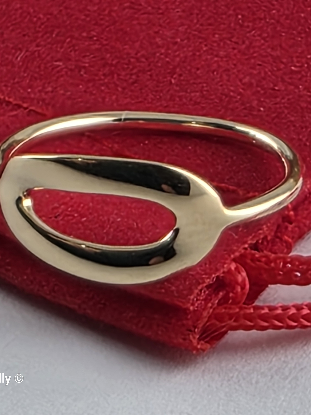IPPOLITA 18k Solid Gold Modern Minimalist Lightweight Ring – Size 4.75